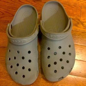Crocs-Gray-Classic Clogs